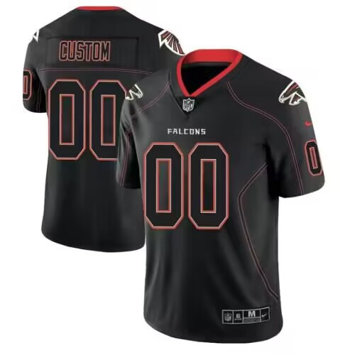 Men's Atlanta Falcons Active Player Custom Black Vapor Limited Stitched Football Jersey Men's Atlanta Falcons Active Player Custom Black Vapor Limited Stitched Football Jersey